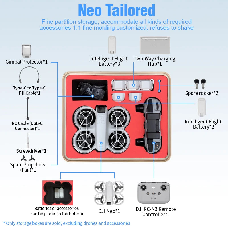 DJI NEO Drone - Portable Hard Shell Case