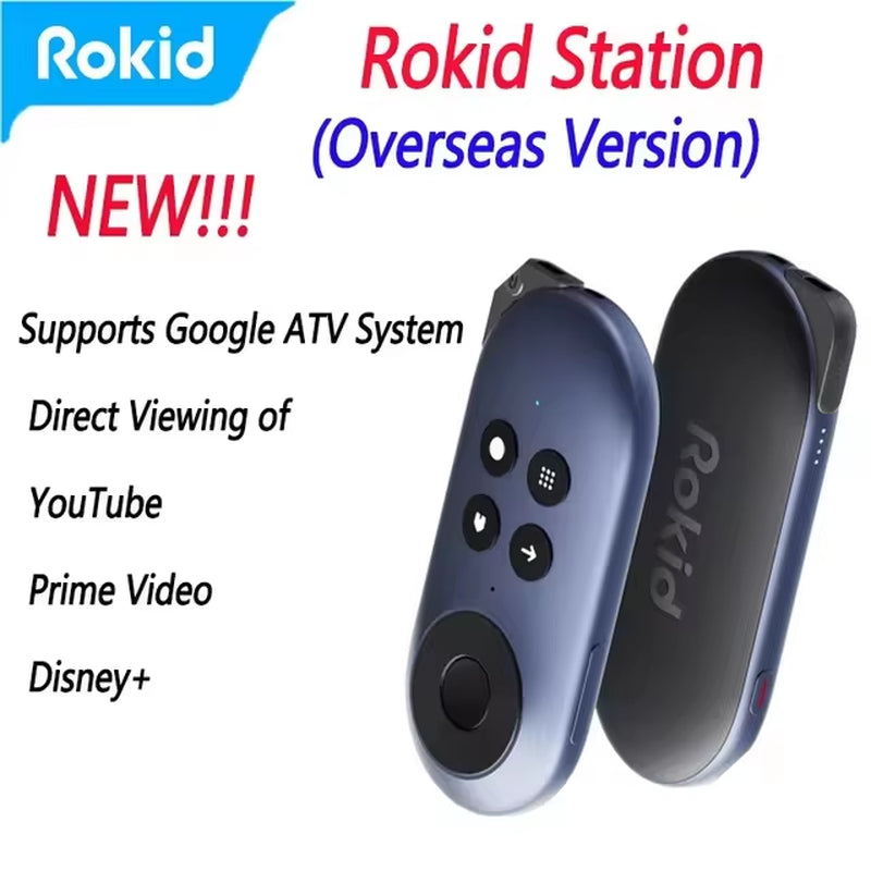 Rokid Air 3D AR Glasses Foldable VR Smart Glasses 120" Screen 1080P OLED Dual Display 43°Fov 55PPD Home Game Viewing Device